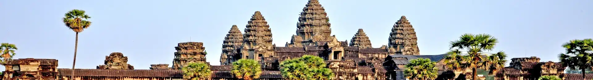 Angkor Wat in Cambodia head
