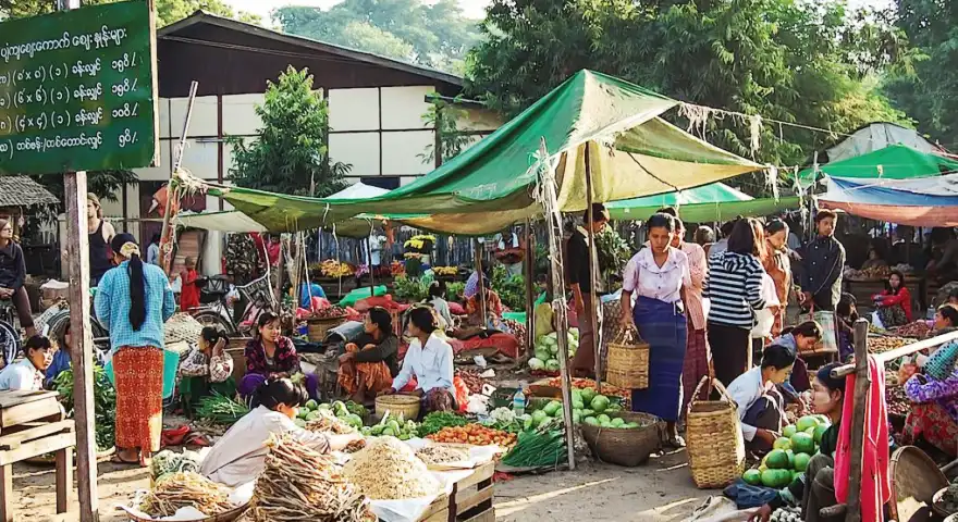 Bagan Nyaung U Market