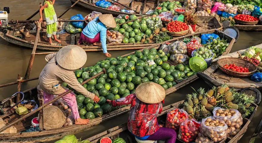 Vietnam Cai Rang Floating Market