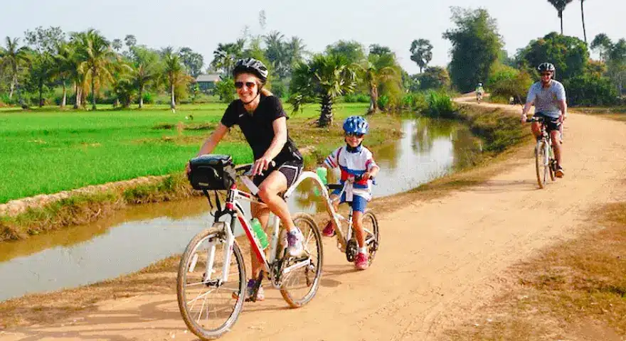 Cycling in Siem Reap