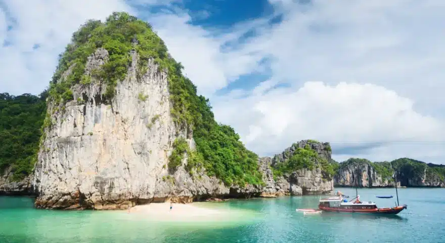 Halong Bay Lan Ha Bay Beach