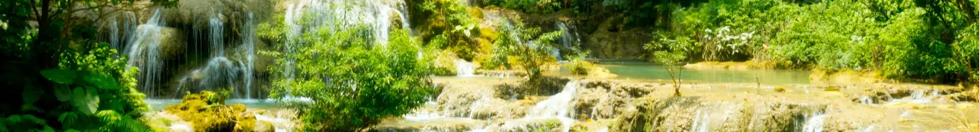 Laos Kuang Si Waterfall head