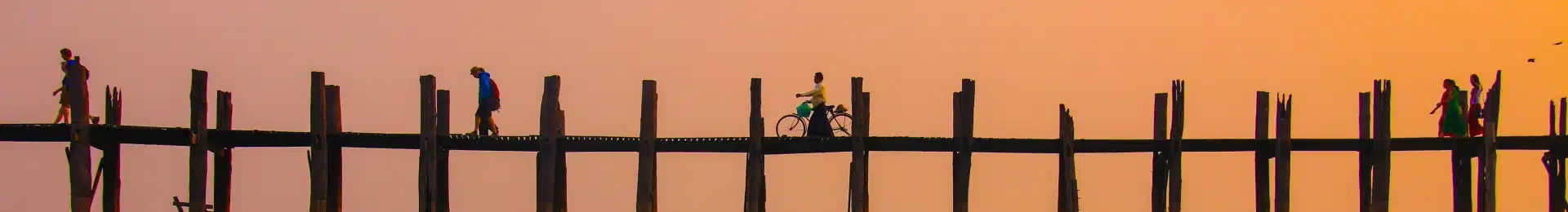 U Bein Bridge head