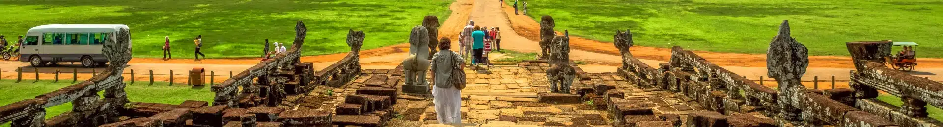Angkor Wat in Cambodia head