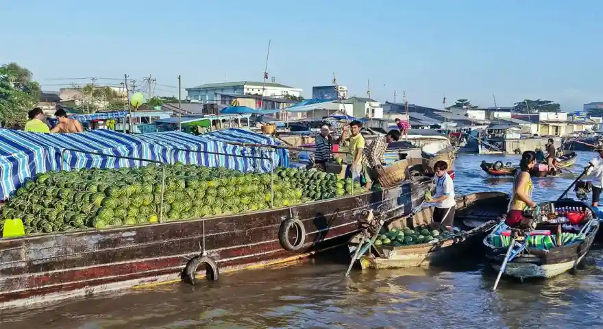 Cai Rang Floating Market Vietnam