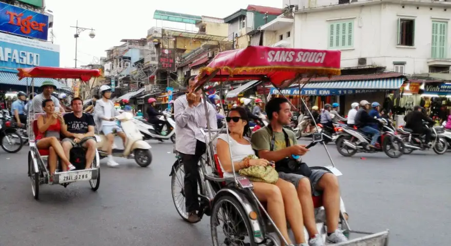 Vietnam Hanoi Old Quarter Cyclo
