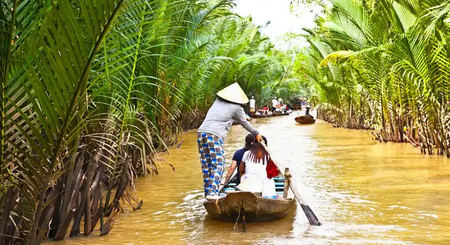 Vietnam My Tho Mekong River Boat Trip