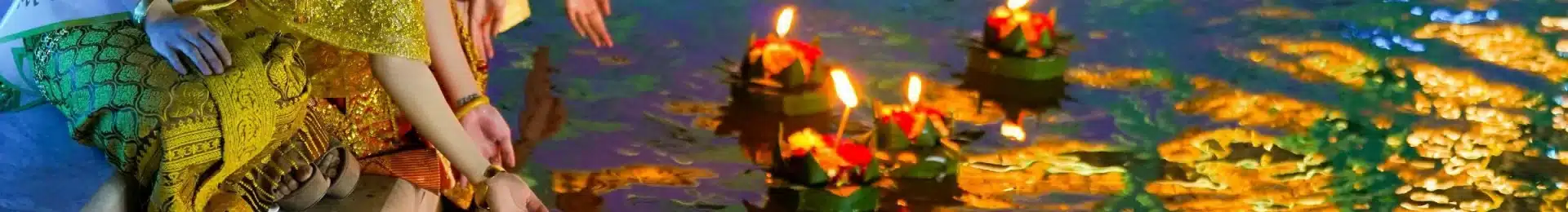 Thailand Sukhothai Loy Krathong Festival head