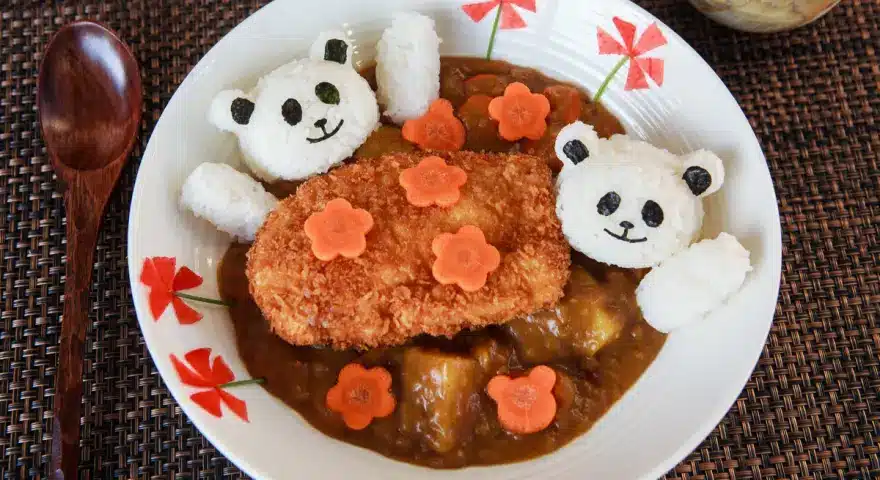 Japanese Food Curry and Rice