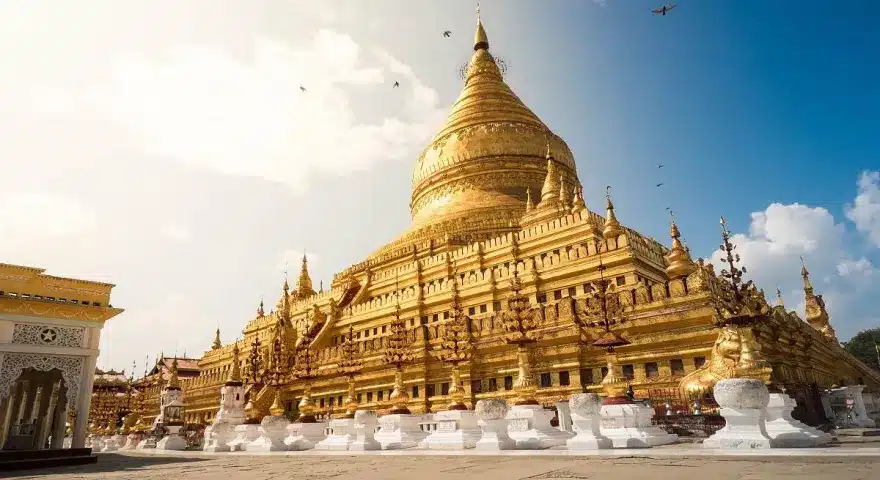 Myanmar Bagan Shwezigon Pagoda