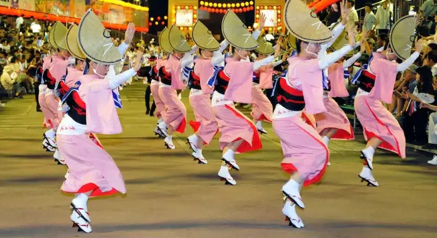 Japan Obon Awa Odori