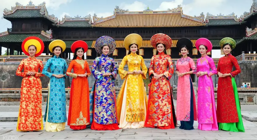 Vietnam Traditional Clothing Ao Dai