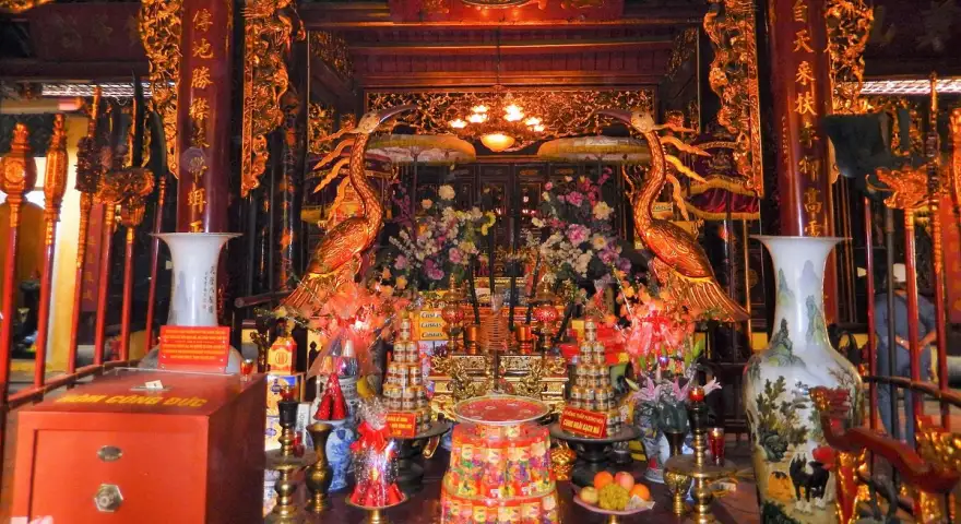 Bach Ma Temple in Hanoi Vietnam